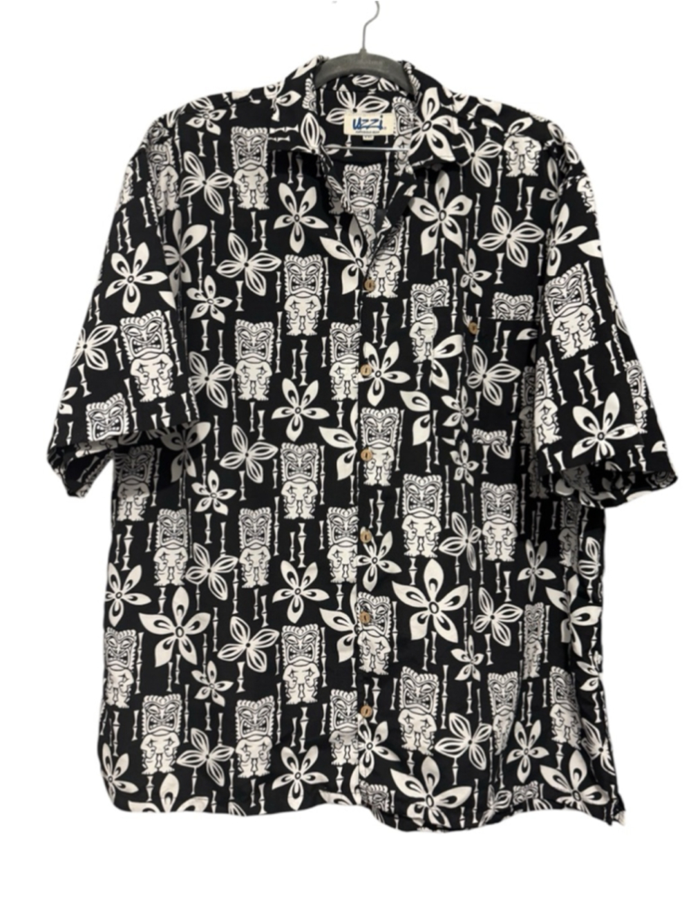 UZZI Amphibious gear men's tropical button up top xxl